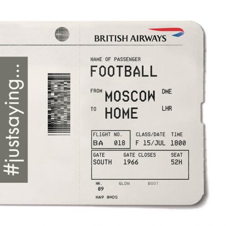 Is football coming home?