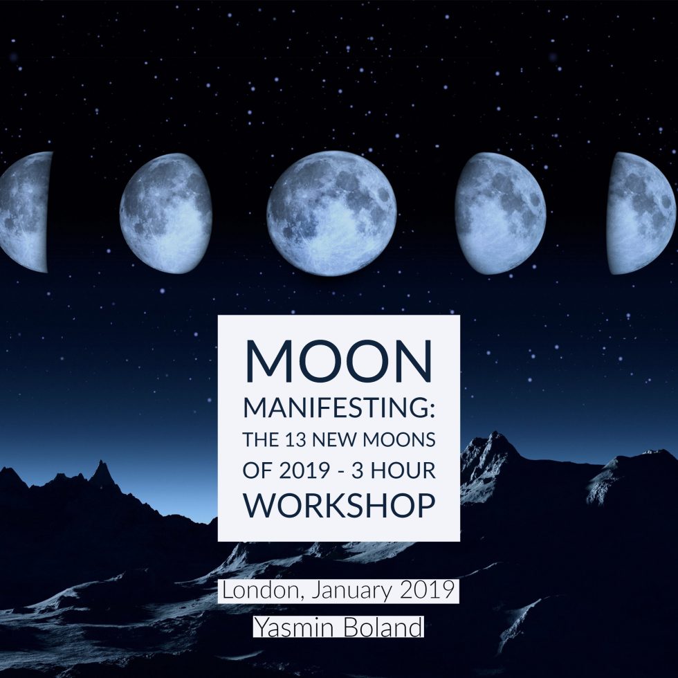 MOON MANIFESTING: The 13 New Moons of 2019 – a 3 hour workshop