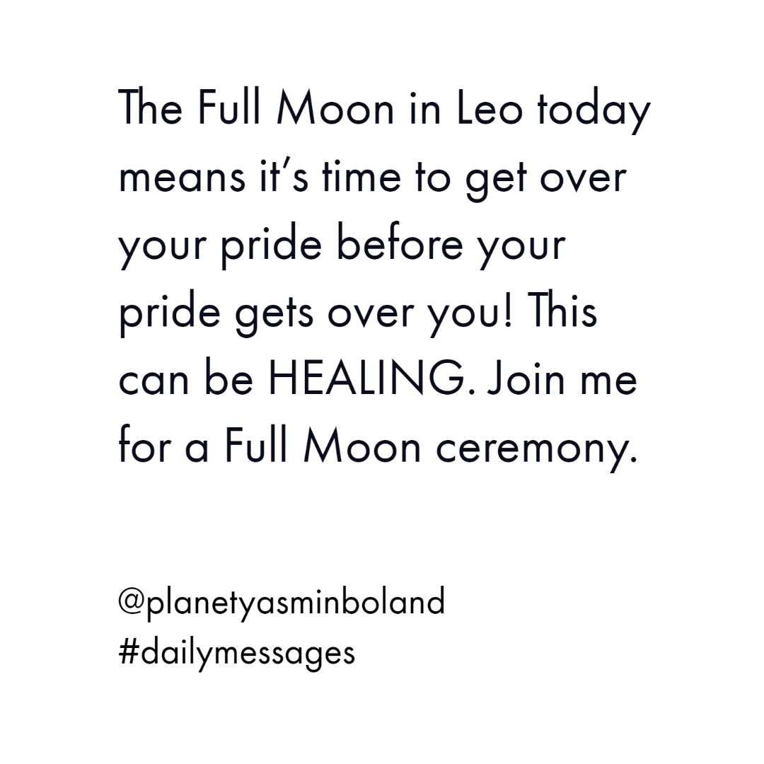 The Full Moon in Leo - Yasmin Boland