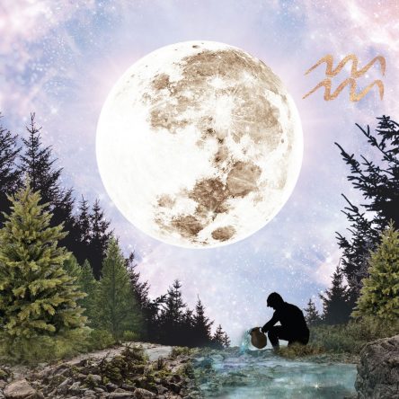 Super Full Moon in Aquarius