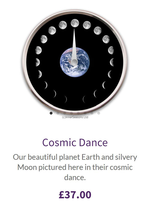 Cosmic Dance Clock