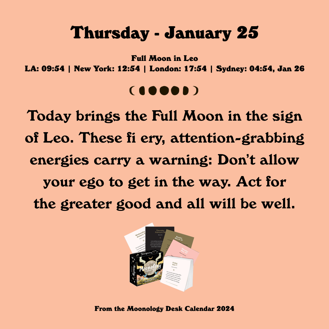 Full Moon in the sign of Leo - Yasmin Boland