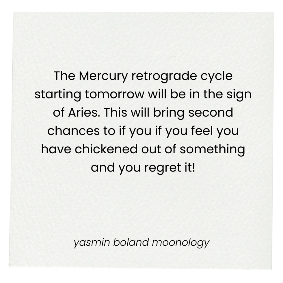 The Mercury retrograde cycle