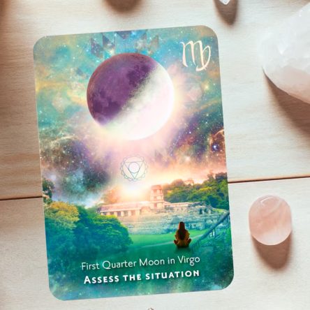 First Quarter Moon in Virgo