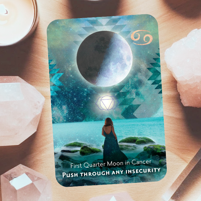 First Quarter Moon in Cancer