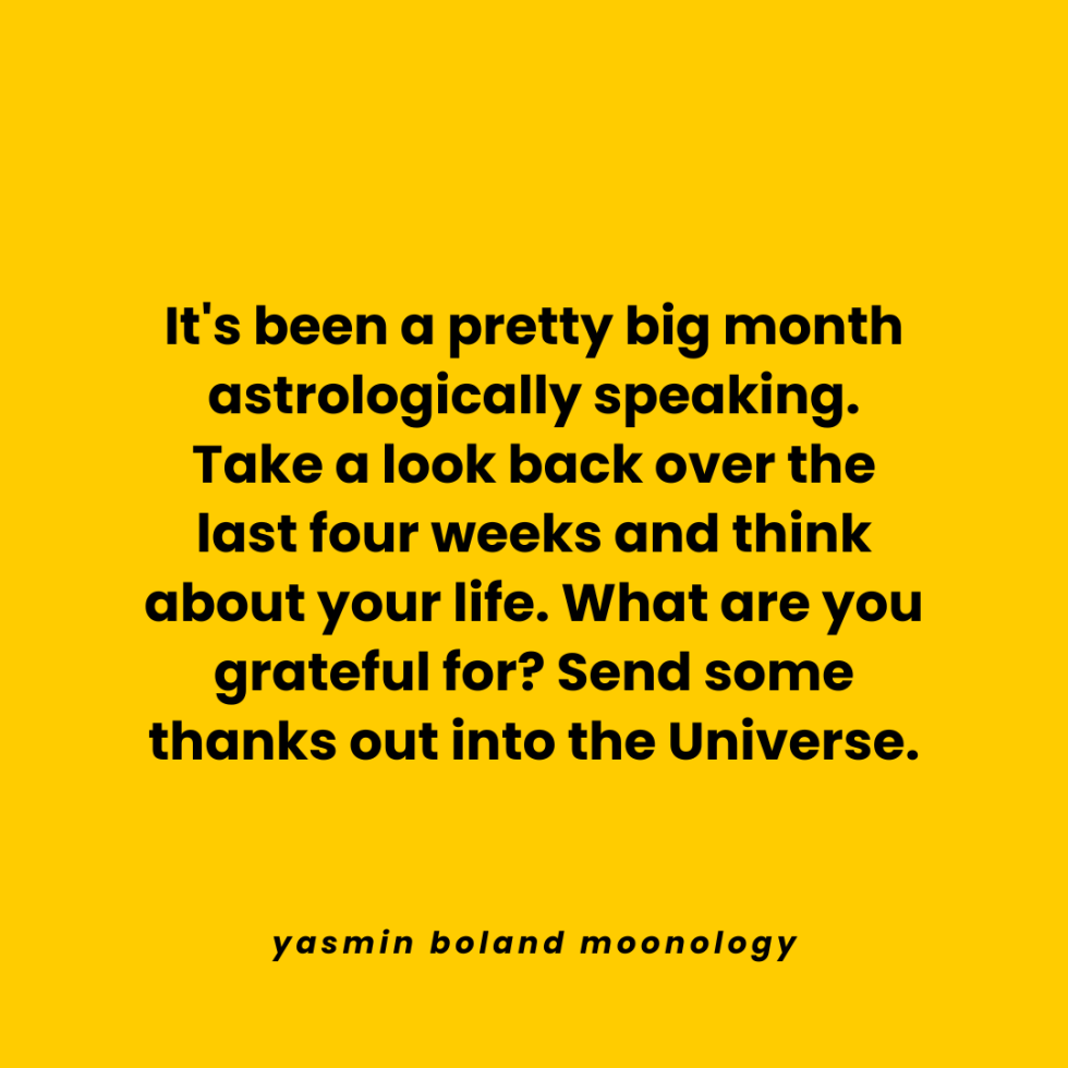 It’s been a pretty big month astrologically speaking.