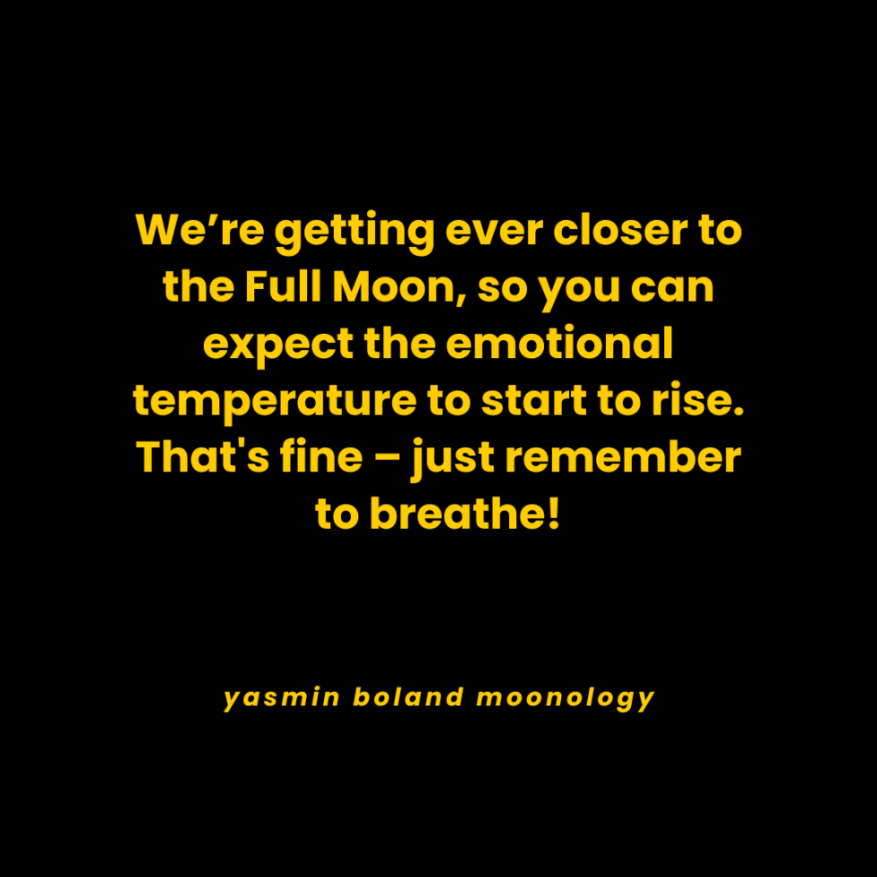 We’re getting ever closer to the Full Moon,