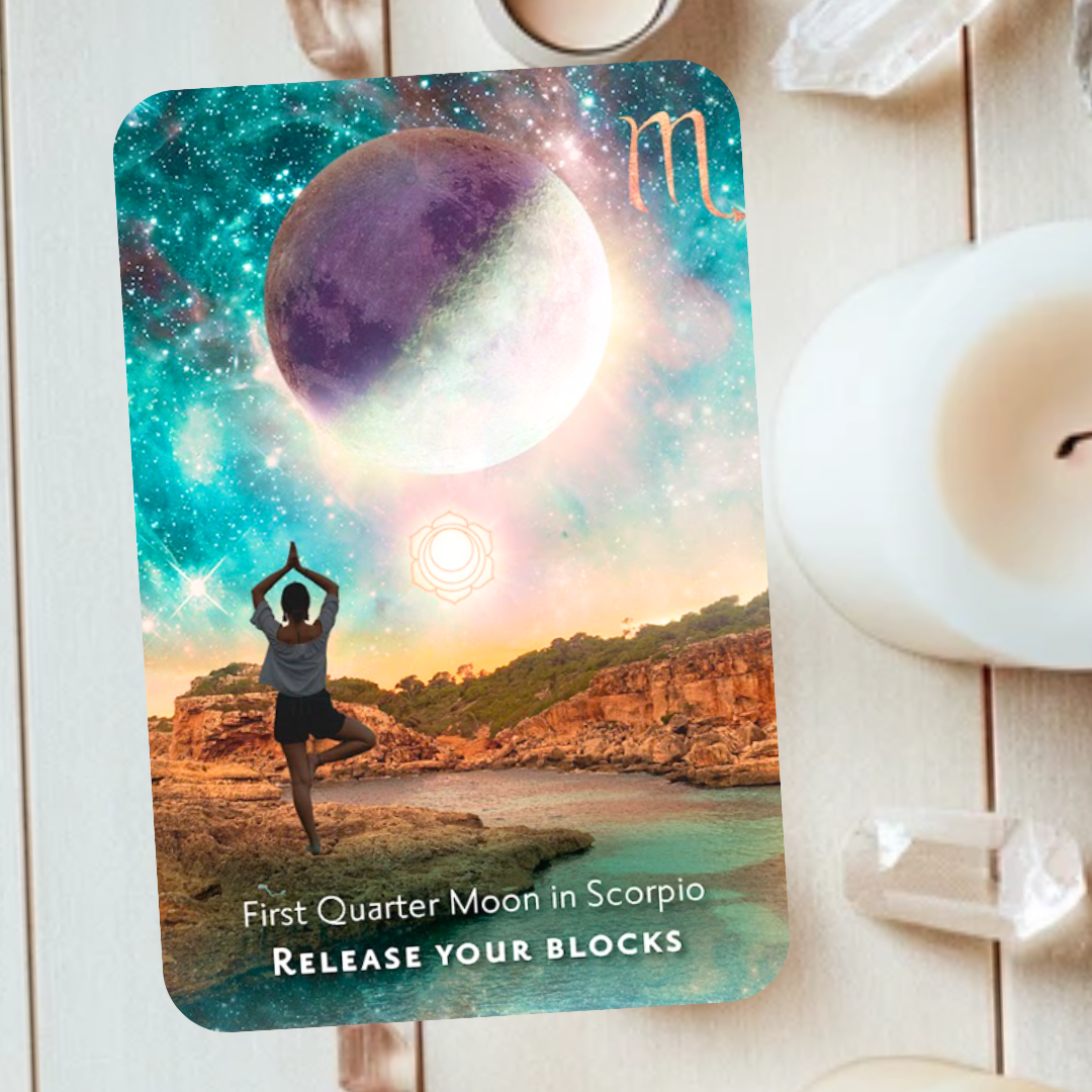 First Quarter Moon in Scorpio