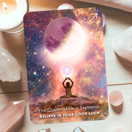 First Quarter Moon in Sagittarius