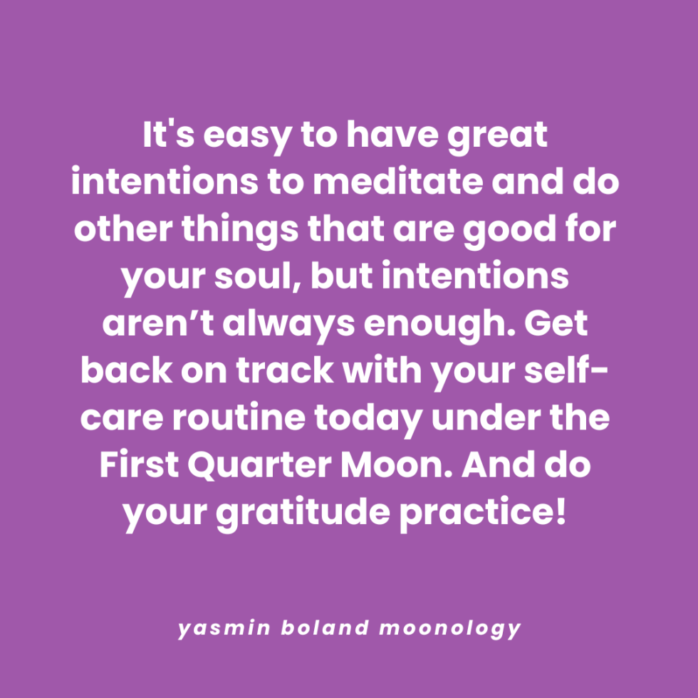 It’s easy to have great intentions to meditate and