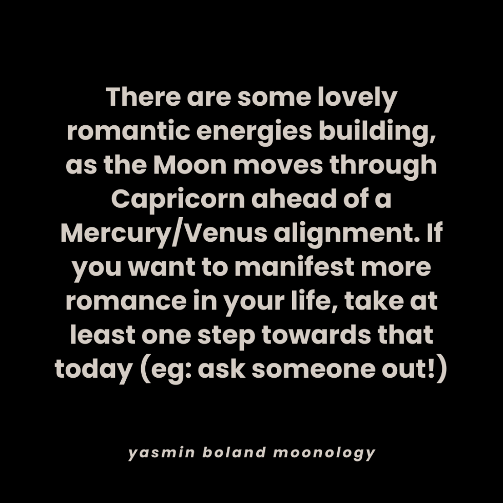 There are some lovely romantic energies building,