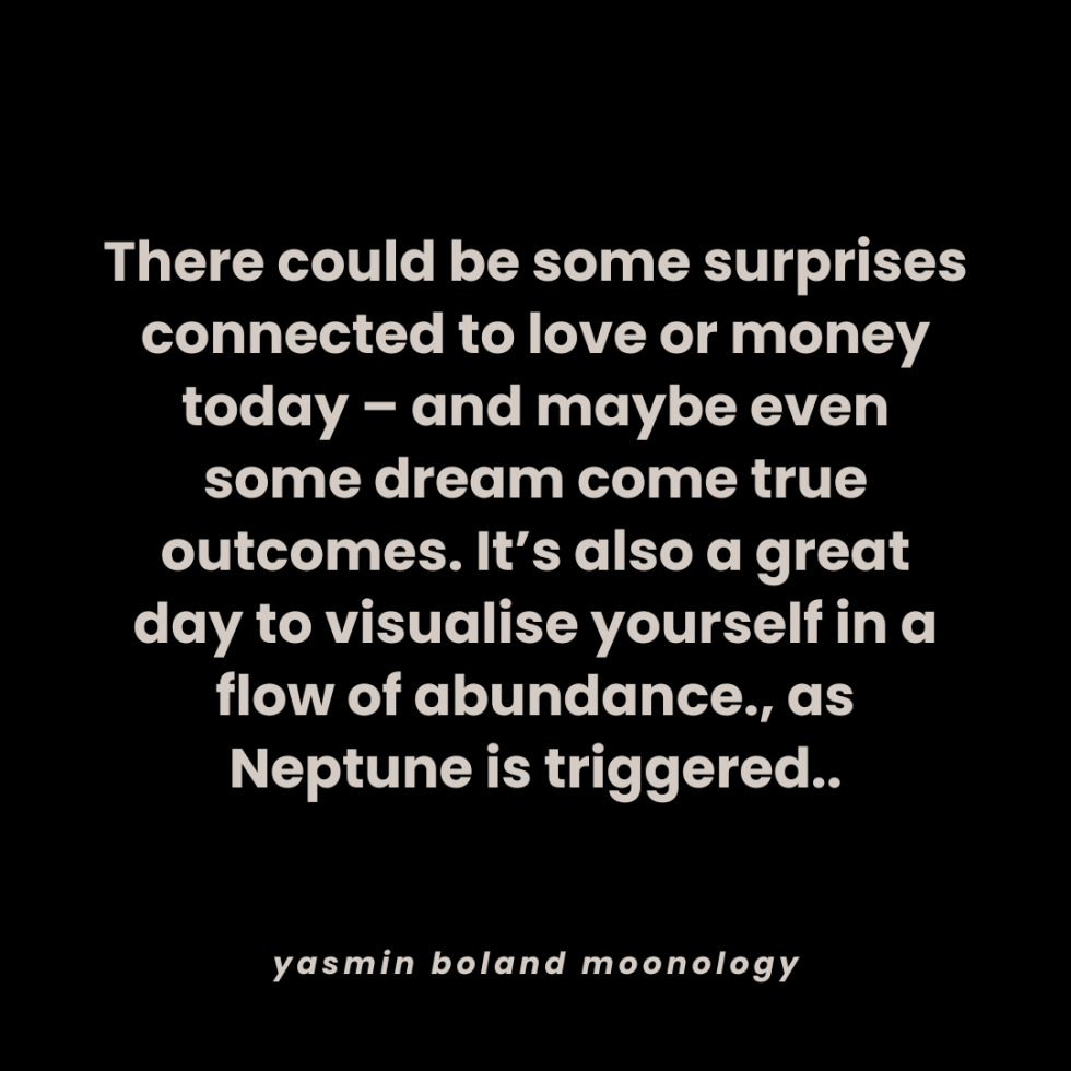 There could be some surprises connected to love or money