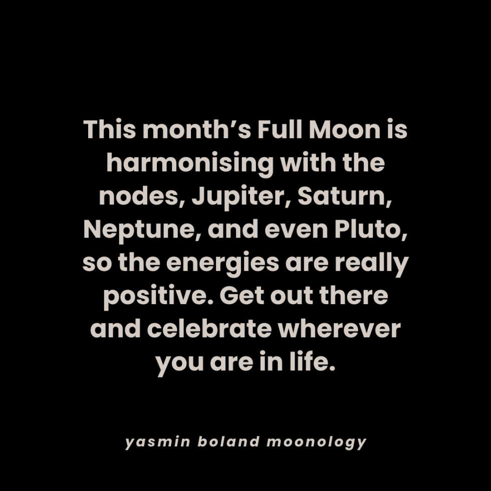 This month’s Full Moon is harmonising with the nodes,