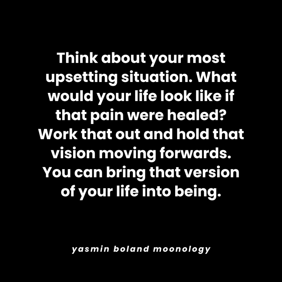 Think about your most upsetting situation.