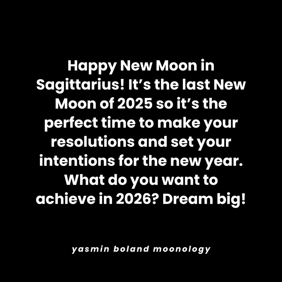 Happy New Moon in Sagittarius!