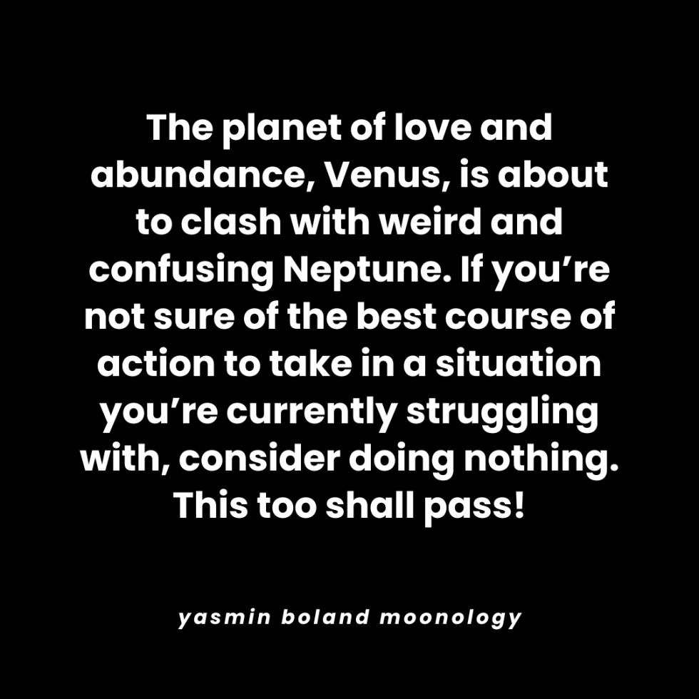 The planet of love and abundance, Venus,