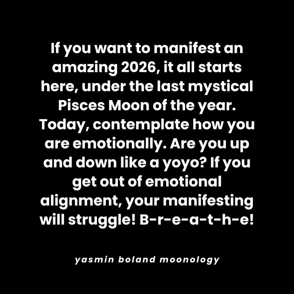If you want to manifest an amazing 2026, it all starts