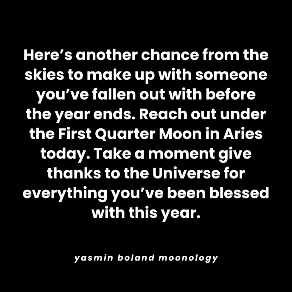 Here’s another chance from the skies to make up with