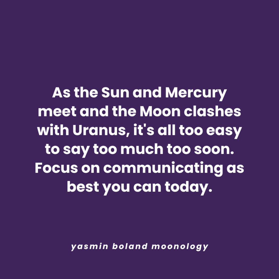 As the Sun and Mercury meet and the Moon