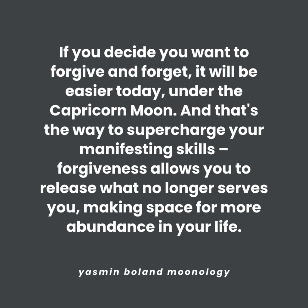 If you decide you want to forgive and