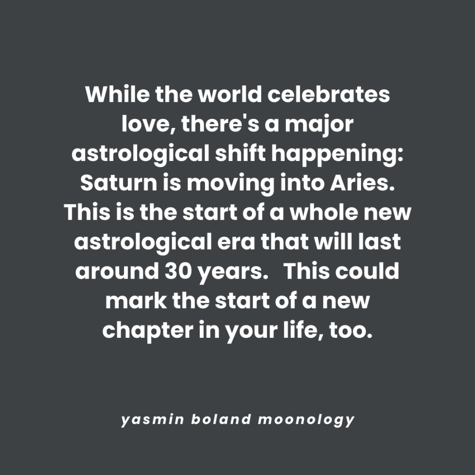 While the world celebrates love, there’s a major astrological shift