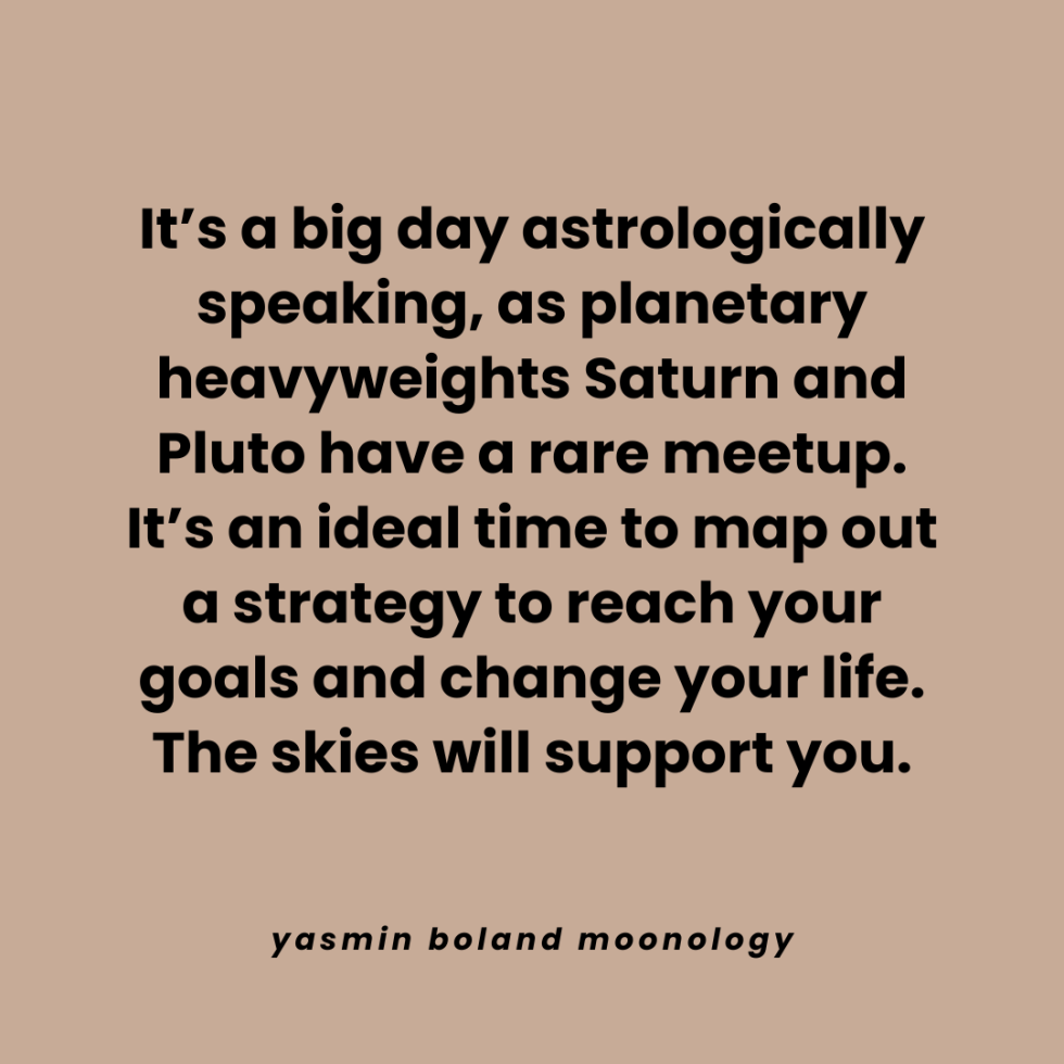 It’s a big day astrologically speaking,