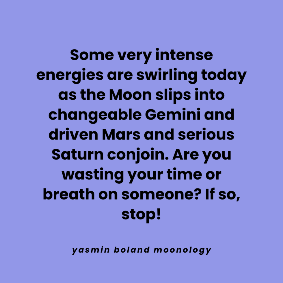 Some very intense energies are swirling today