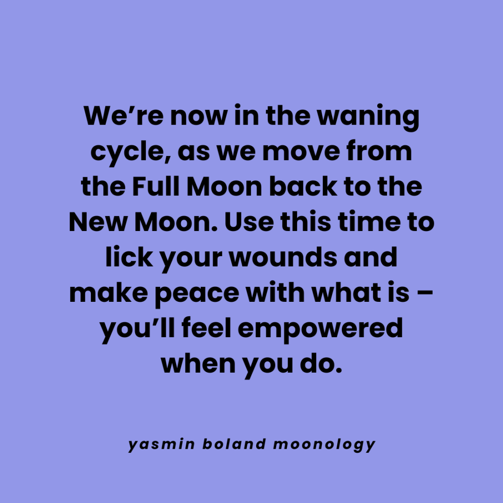 We’re now in the waning cycle,