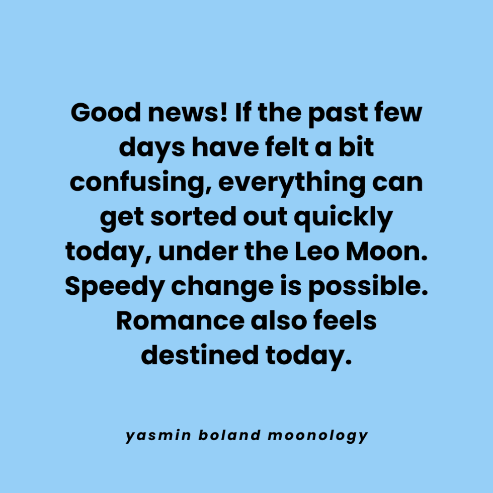 Good news! If the past few days