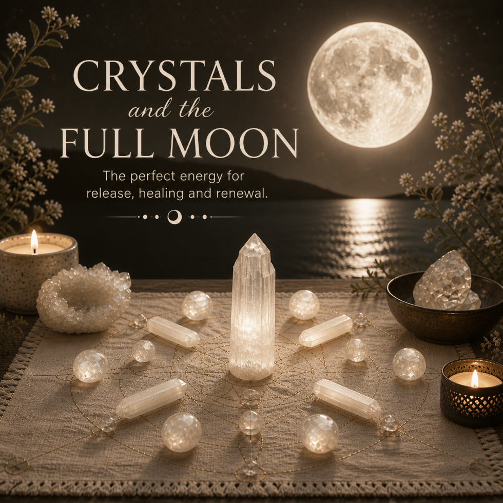 Crystals + the Full Moon