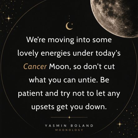 We’re moving into some lovely energies under