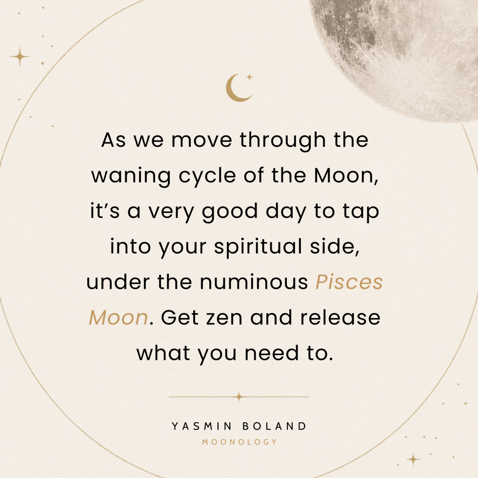 As we move through the waning cycle