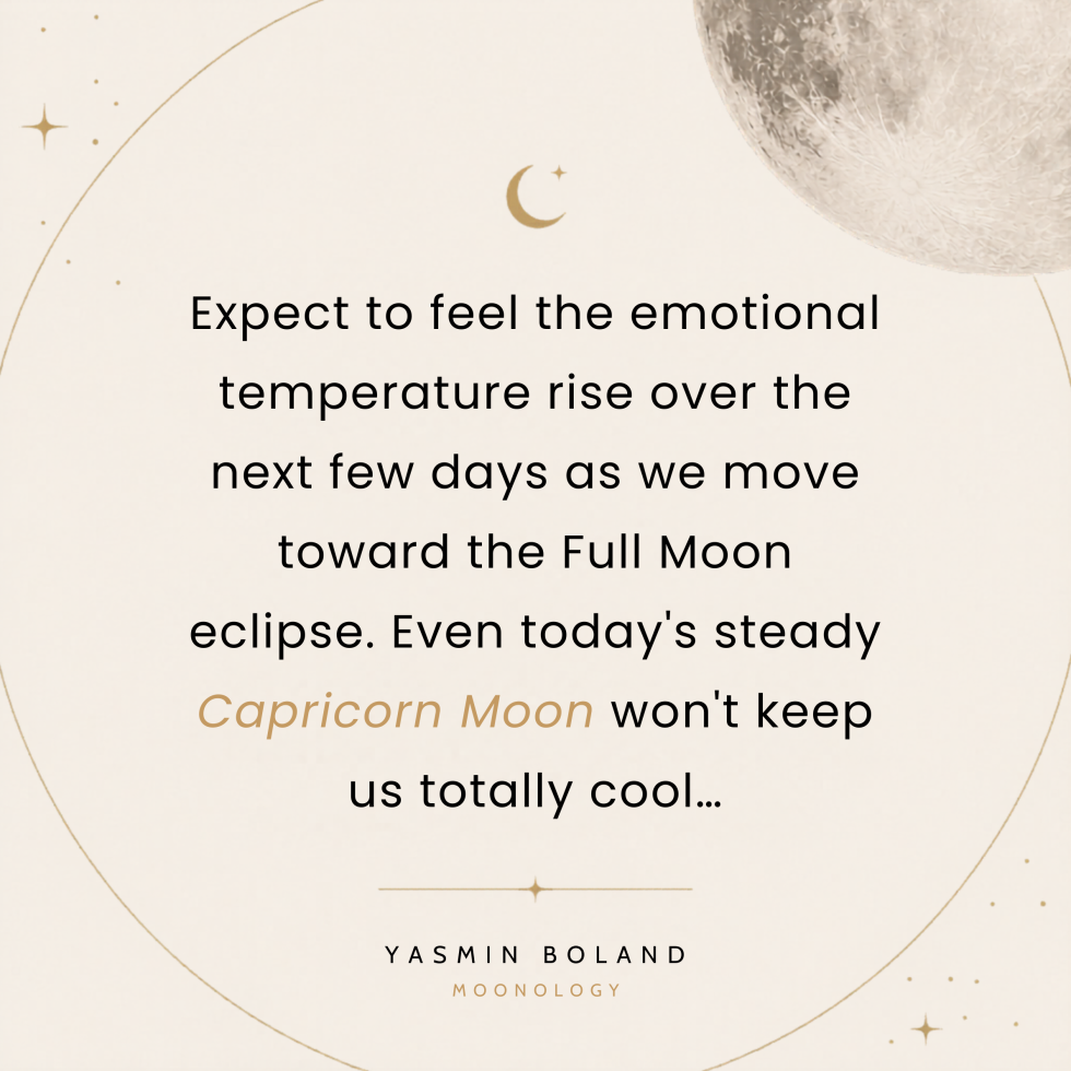 Expect to feel the emotional temperature rise
